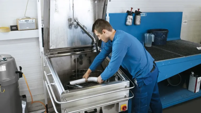 Стенд для пробной промывки деталей заказчика